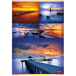 ТЕТРАДЬ 96 Л, А4, КЛ. ХАТБЕР. ГАСНЕТ ДЕНЬ В БЕЗБРЕЖНЫХ НЕБЕСАХ, НА СКОБЕ /3/24/ РФ