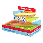 ТРЕУГОЛЬНИК 60 ГРАД. 13 СМ, ПЛАСТ. ERICHKRAUSE STANDARD GLITTER, АССОРТИ /30/360/ РФ