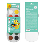 КРАСКИ АКВ. 12 ЦВ. ERICHKRAUSE, МЕДОВЫЕ, АССОРТИ /6/24/