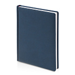 ЕЖЕДНЕВНИК 2026 ГОД, A5+, VELVET, ТЕМНО-СИНИЙ, Б/ЗАКЛАДКИ /12/ РФ