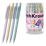КАРАНДАШ АВТ. 0.5 ММ. ERICHKRAUSE ТРОПИК СЛИВКИ, HB, ТУБУС /24/144/1728/