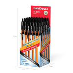 Ручка шариковая автоматическая ErichKrause R-301 Matic Orange 0.7, цвет чернил черный (в коробке по 50 шт.)