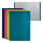 ПАПКА С ФАЙЛАМИ НА 20 КАРМАНОВ. ERICHKRAUSE SOFT REEF, 0,6 ММ, АССОРТИ /4/80/ РФ