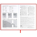 ЕЖЕДНЕВНИК 2026 ГОД, А5, 176 Л, ESCALADA. НАППА КРАСНЫЙ, К/З, ТВ. ПЕРЕП. ПОРОЛОН /15/30/