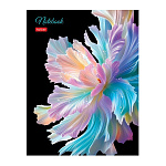 БЛОКНОТ-БИЗНЕС 80 Л, А5, КЛ, ХАТБЕР. ХРУПКИЕ ЛЕПЕСТКИ, 5-ЦВ. БЛОК, ТВ. ПЕРЕПЛЕТ, МАТ. ЛАМ. /20/