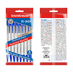 Набор из 8 ручек шариковых ErichKrause R-301 Stick Classic 1.0, цвет чернил синий (в пакете)