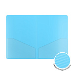 УГОЛОК А4. ПЛАСТ. ERICHKRAUSE MATT PASTEL, 0,18 ММ, 2 КАРМАНА, НЕПРОЗР. АССОРТИ /12/324/ РФ