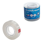 Клейкая лента ErichKrause Clear, прозрачная, 12ммх33м (в пленке по 4 шт.)
