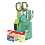 Набор настольный вращающийся пластиковый ErichKrause® Mini Desk, Powder, ассорти из 4 цветов