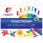 ПЛАСТИЛИН 18 ЦВ. 360 Г, КЛАССИКА, ЛУЧ, СО СТЕКОМ, К/К /14/