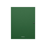 Папка на кнопке пластиковая ErichKrause Matt Classic, с 3 клапанами, 8мм, A4, зеленый (в пакете по 4 шт.)