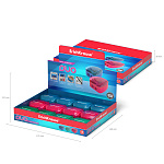 ТОЧИЛКА ПЛАСТ. ERICHKRAUSE DUO, С КОНТЕЙНЕРОМ, 2 ОТВ, АССОРТИ /12/72/720/