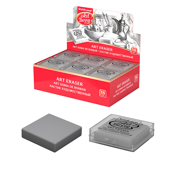 ЛАСТИК ARTBERRY®, ХУДОЖЕСТВЕННЫЙ, БЕЛЫЙ, В ПЛАСТ. ФУТЛЯРЕ /18/