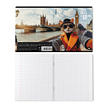 ТЕТРАДЬ 48 Л, А5, КЛ. ERICHKRAUSE КОШАЧЬЕ ПУТЕШЕСТВИЕ, ГЛЯНЦ. ЛАМ. MIX-PACK /5/100/