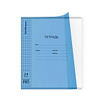 ТЕТРАДЬ 24 Л, КЛ. ERICHKRAUSE КЛАССИКА COVERPRO МАТОВЫЙ ПУЛЬС, ПЛАСТ. ОБЛ. НА СКОБЕ, МИКС /10/160/