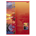 ТЕТРАДЬ 80 Л, А4, КЛ, ХАТБЕР. АКВАЛАЙФ, ВЫБ. ЛАК, НА СКОБЕ /3/18/