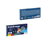 ПЛАСТИЛИН 06 ЦВ, 108 ГР. ERICHKRAUSE KIDS SPACE ANIMALS, СО СТЕКОМ, К/К /8/32/ РФ