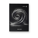 БЛОКНОТ-БИЗНЕС 64 Л, А6, КЛ, СВЕТОЧ. ВОДНЫЙ ВИХРЬ, МАТ. ЛАМ. /4/24/