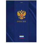 БЛОКНОТ-БИЗНЕС 80 Л, А4, КЛ, ХАТБЕР. РОССИЯ, ТВ. ПЕРЕП. ГЛЯНЦ. ЛАМ. /10/