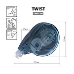 КОР. ЛЕНТА 5 ММ*08 М ХАТБЕР TWIST, АССОРТИ, ПАКЕТ, Е/П /12/288/