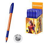 РУЧКА ШАР. ERICHKRAUSE U-109 ORANGE STICK&GRIP 1.0 ULTRA GLIDE TECHNOLOGY, СИНИЙ /50/200/2400/