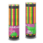 КАРАНДАШ Ч/Г ERICHKRAUSE JOY®, HB,  ПЛАСТ, КОРПУС, С ЛАСТИКОМ, ЗАТОЧЕН. АССОРТИ /42/210/2016/