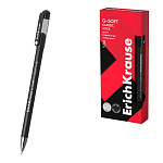 РУЧКА ГЕЛ. ERICHKRAUSE G-SOFT, ЧЕРНЫЙ /12/144/1728/
