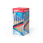 РУЧКА ШАР. ERICHKRAUSE R-301 GRIP AMBER, СИНИЙ /50/400/