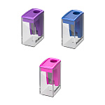 ТОЧИЛКА ПЛАСТ. ERICHKRAUSE CITY MINI, VIVID, КОНТЕЙНЕР, АССОРТИ, ДИСПЛЕЙ /28/784/ РФ