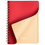 ЕЖЕДНЕВНИК НЕДАТИР, A5, PORTOBELLO TREND, VISTA, КРАСНЫЙ/БЕЖЕВЫЙ /
