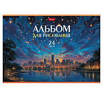 АЛЬБОМ Д/РИС. 24 Л. А4, ХАТБЕР. АССОРТИ. ВЫПУСК №5, МЕЛ. ОБЛ. НА СКОБЕ /5/35/