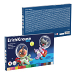ПЛАСТИЛИН 18 ЦВ, 324 ГР. ERICHKRAUSE KIDS SPACE ANIMALS, СО СТЕКОМ /4/16/