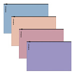 КОНВЕРТ ПЛАСТ. НА МОЛНИИ, B5, ERICHKRAUSE SOFT MANGA ZIP, 0,18 ММ, НЕПРОЗР. АССОРТИ /12/144/ РФ