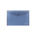 КОНВЕРТ ПЛАСТ. НА КНОПКЕ, B5, ERICHKRAUSE СИЯНИЕ, 0,18 ММ, ПОЛУПРОЗР. АССОРТИ /12/576/