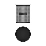 ПОДСТАВКА-СТАКАН ERICHKRAUSE, Д/ПИШУЩИХ ПРИНАД. СЕТЧ.-МЕТАЛ, ЧЕРНЫЙ, КРУГЛЫЙ /12/