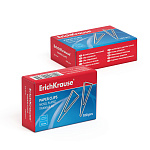 СКРЕПКИ 32 ММ/100 ШТ. ERICHKRAUSE, ТРЕУГ, НИКЕЛИРОВАННЫЕ /24/144/