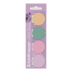 закладки 31*45 мм erichkrause pastel bloom, 04цв/20л, с/кл, бумага, ассорти /24/432/