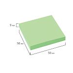 БЛОК Д/ЗАПИСИ 50*50 ММ, 100Л, STAFF, ЗЕЛЕНЫЙ /12/