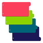 РАЗДЕЛИТЕЛЬ ПЛАСТ. ERICHKRAUSE SOFT REEF, НАБОР 04ШТ, АССОРТИ /12/96/ РФ