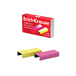 СКОБЫ №24/6 ERICHKRAUSE, 1000 ШТ, ЦВЕТНЫЕ* /10/500/