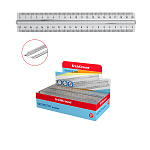 ЛИНЕЙКА 20 СМ, ERICH KRAUSE® CLEAR, С ДЕРЖАТЕЛЕМ, ПРОЗРАЧНЫЙ /20/120/ РФ