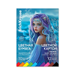 БУМАГА ЦВ.+КАРТОН ГЛЯНЦ, А4, 20 Л /10ЦВ.+10ЦВ./, ERICHKRAUSE АКВАМАРИН, КЛЕЕВ. СКРЕП. /5/35/