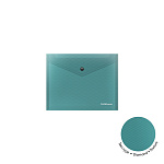 КОНВЕРТ ПЛАСТ. НА КНОПКЕ, А5+, ERICHKRAUSE СИЯНИЕ, 0,18 ММ, ПОЛУПРОЗР. АССОРТИ /12/504/