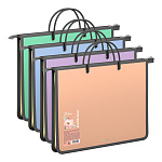 ПАПКА ДЛЯ ТЕТРАДЕЙ, А4, ERICHKRAUSE MATT PASTEL, 0,6 ММ, МОЛНИЯ СВЕРХУ, С РУЧКАМИ, АССОРТИ /4/36/ РФ