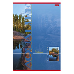 ТЕТРАДЬ 80 Л, А4, КЛ, ХАТБЕР. АКВАЛАЙФ, ВЫБ. ЛАК, НА СКОБЕ /3/18/