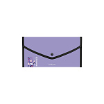 КОНВЕРТ ПЛАСТ. НА КНОПКЕ, ERICHKRAUSE MATT MANGA TRAVEL, 0,6 ММ, ОБШИТАЯ, НЕПРОЗР. АССОРТИ /4/176/ Р