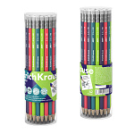 КАРАНДАШ Ч/Г ERICHKRAUSE JOY® REEF, HB, ПЛАСТ, СУПЕРСТИРАЕМ. С ЛАСТИКОМ, ТУБУС /42/336/2688/