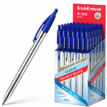 РУЧКА ШАР. АВТ. ERICHKRAUSE R-301 CLASSIC MATIC 1,0, СИНИЙ /50/400/3200/