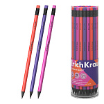 КАРАНДАШ Ч/Г ERICHKRAUSE CARRIBEAN SUNSET, HB, КРУГЛЫЙ, С ЛАСТИКОМ, ТУБУС /42/252/2016/