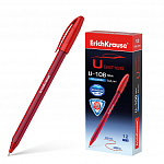 РУЧКА ШАР. ERICHKRAUSE U-108 ORIGINAL STICK 1.0 ULTRA GLIDE TECHNOLOGY, КРАСНЫЙ /12/144/1728/